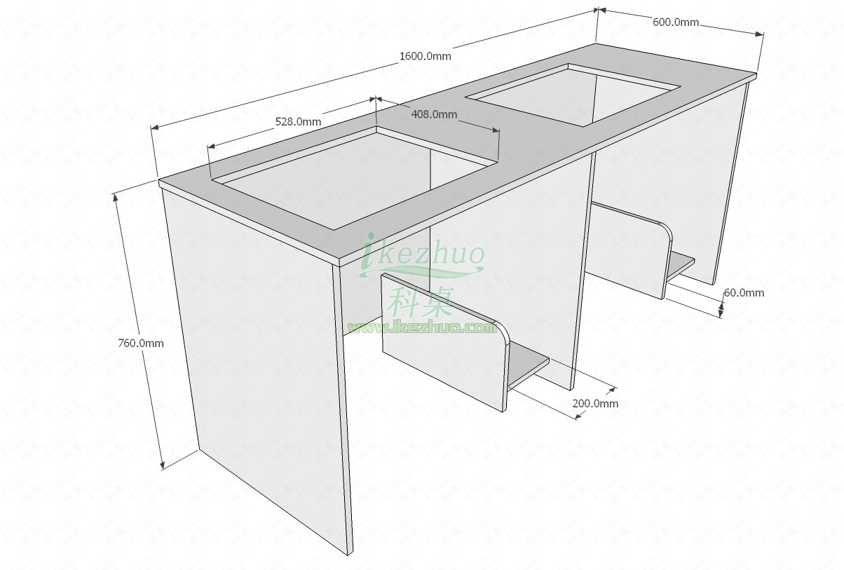 手动翻转电脑桌 科桌手动翻转电脑桌