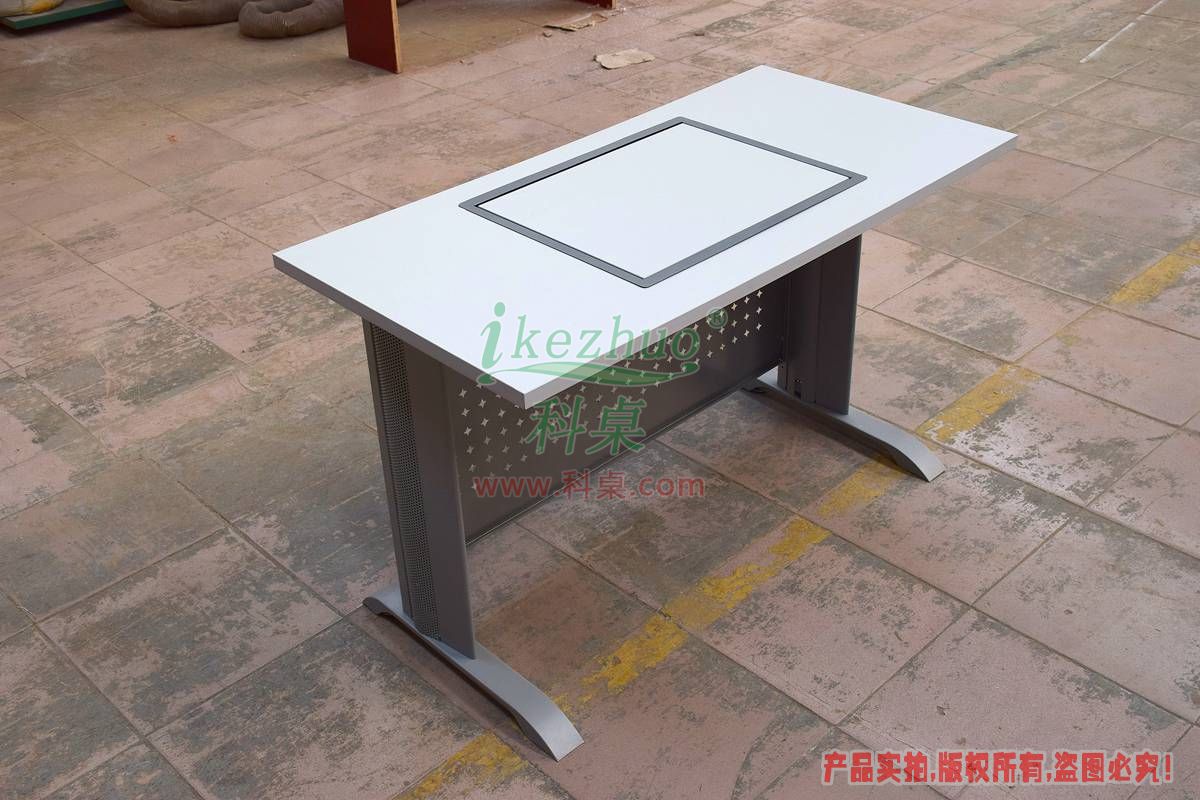 科桌家具,手动翻转器,单人金属脚架手动箱体翻转电脑桌K12-B 科桌家具,翻转电脑桌,单人金属脚架手动箱体翻转电脑桌K12-B.jpg